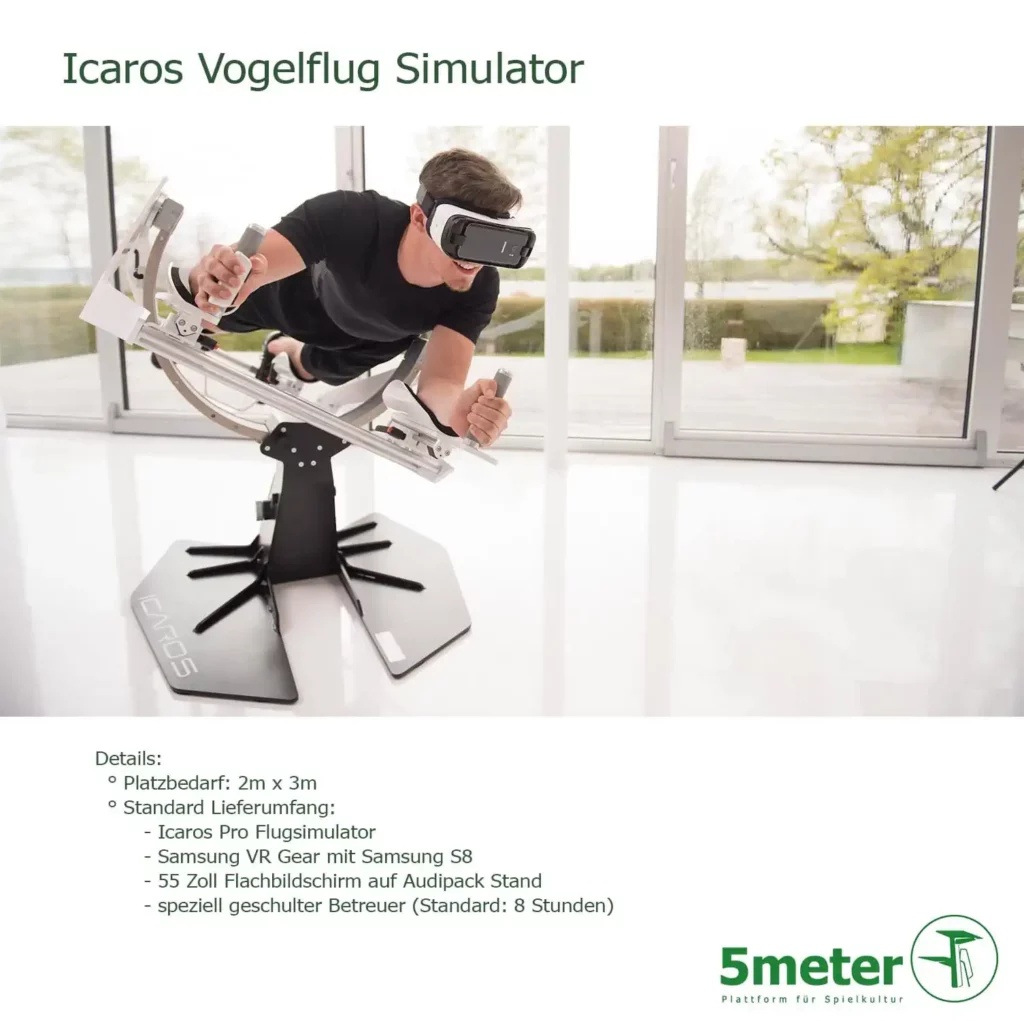 Icaros mieten | Icaros Flugsimulator mieten – Icaros VR für Events