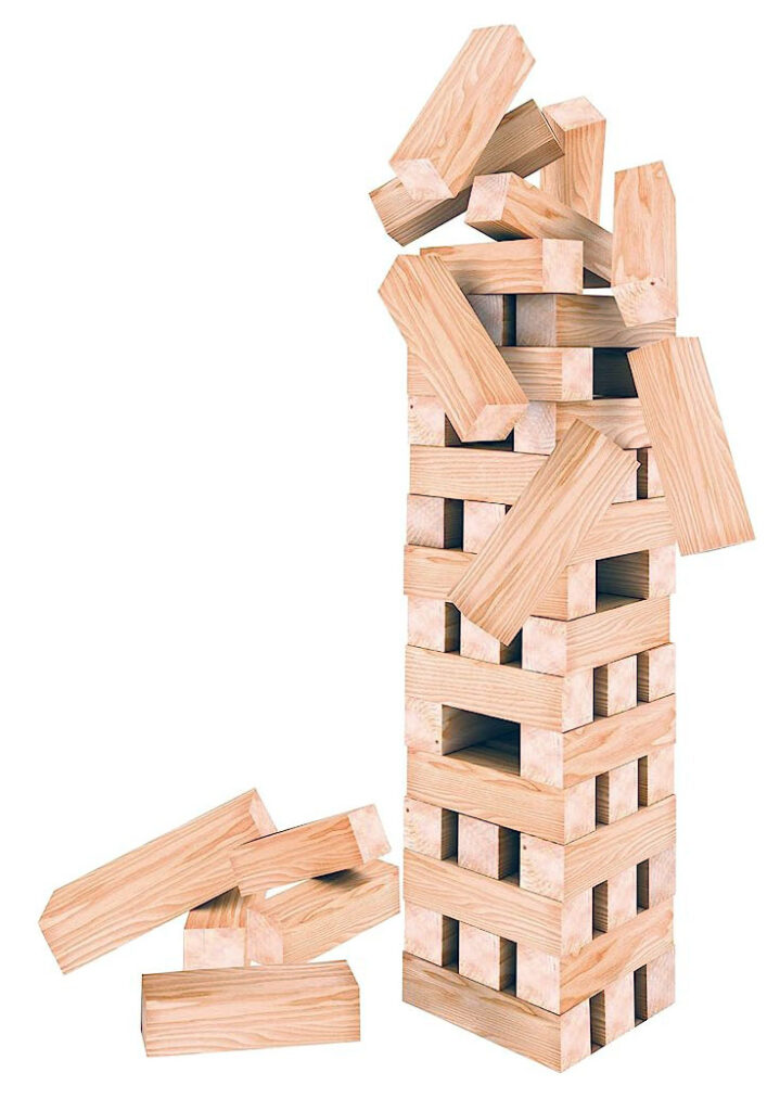 Riesen Jenga mieten Jenga XXL Spiel für Events 5meter