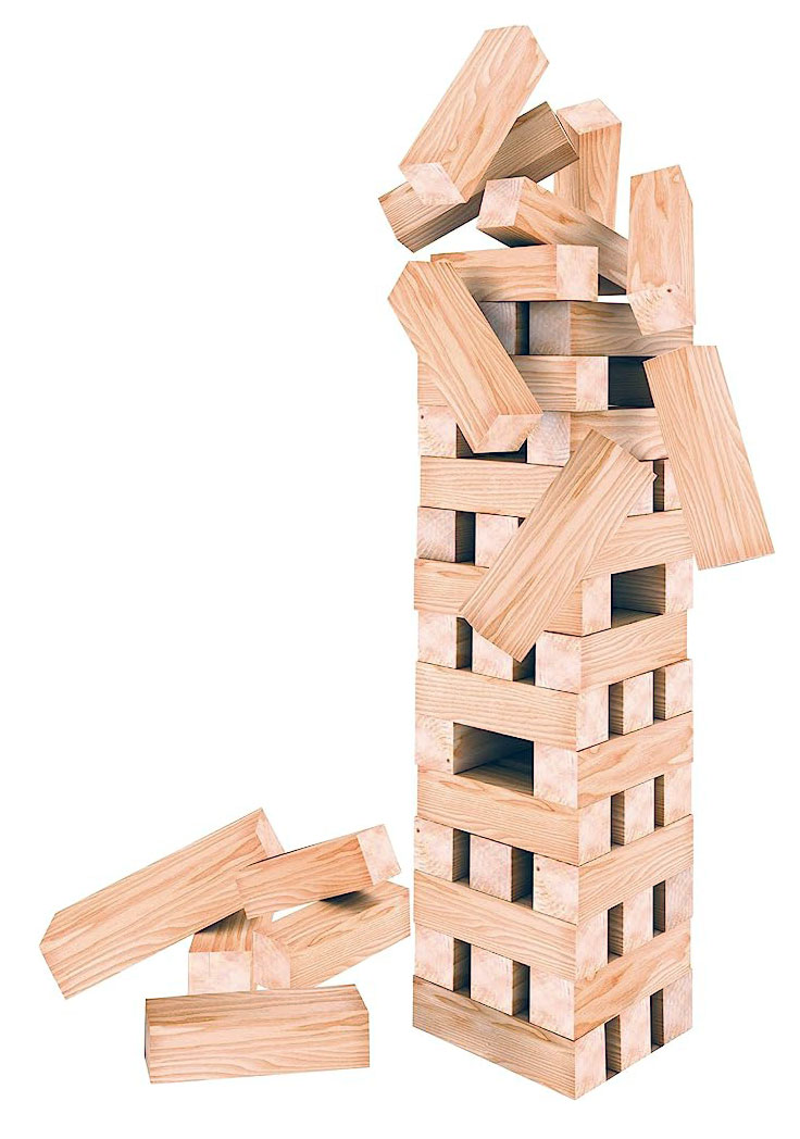 Riesen jenga mieten bild